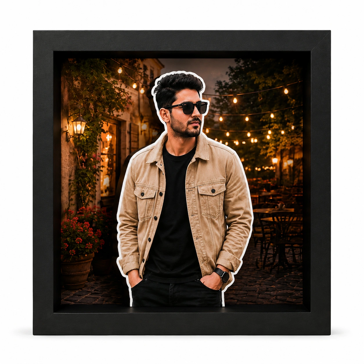 Gentleman Glow 3D Frame